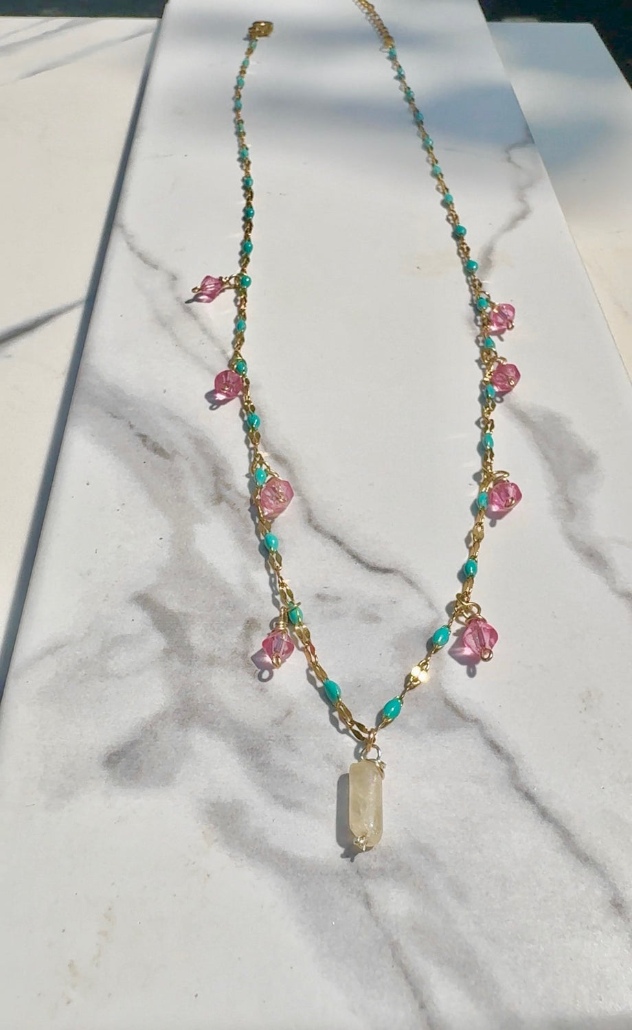 Bubblegum Sky Necklace