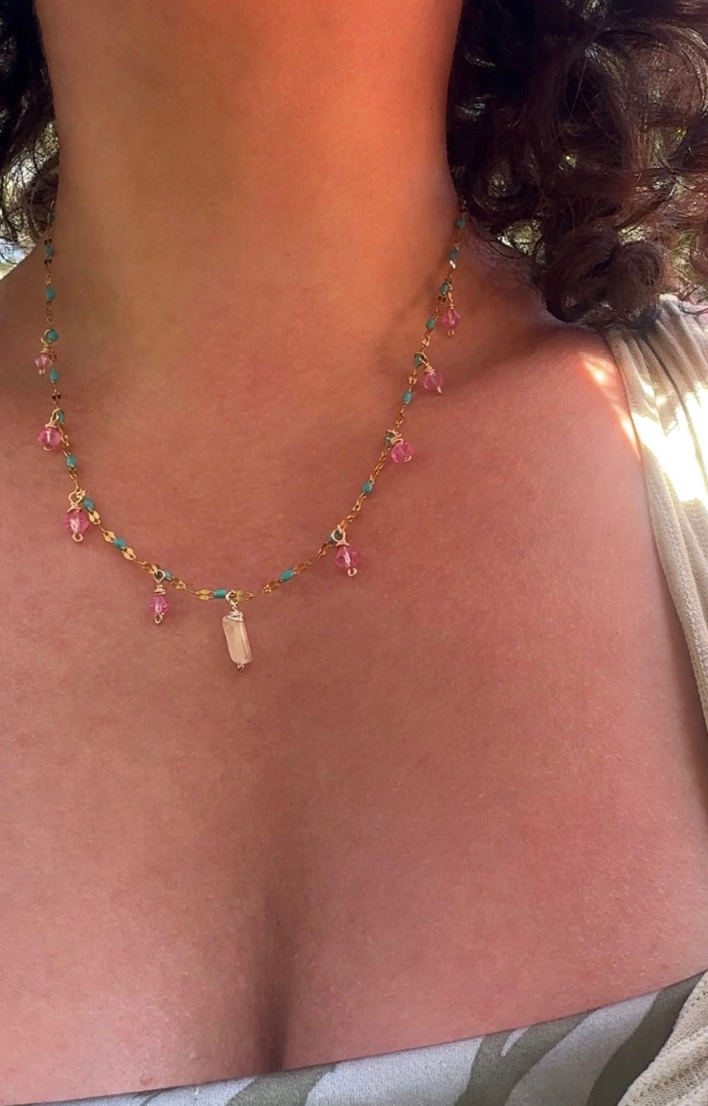Bubblegum Sky Necklace