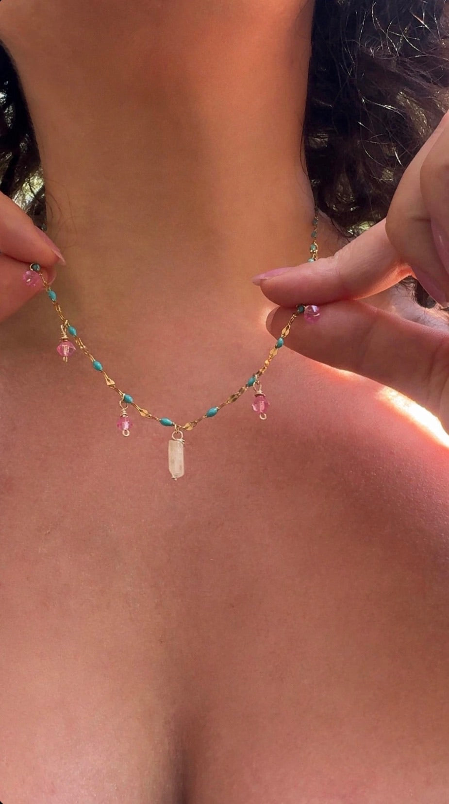 Bubblegum Sky Necklace