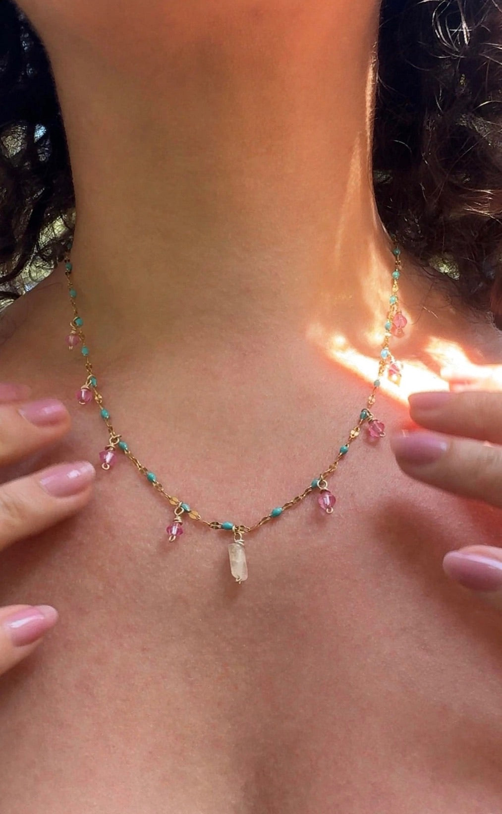 Bubblegum Sky Necklace