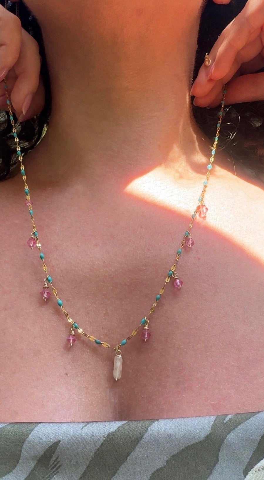 Bubblegum Sky Necklace