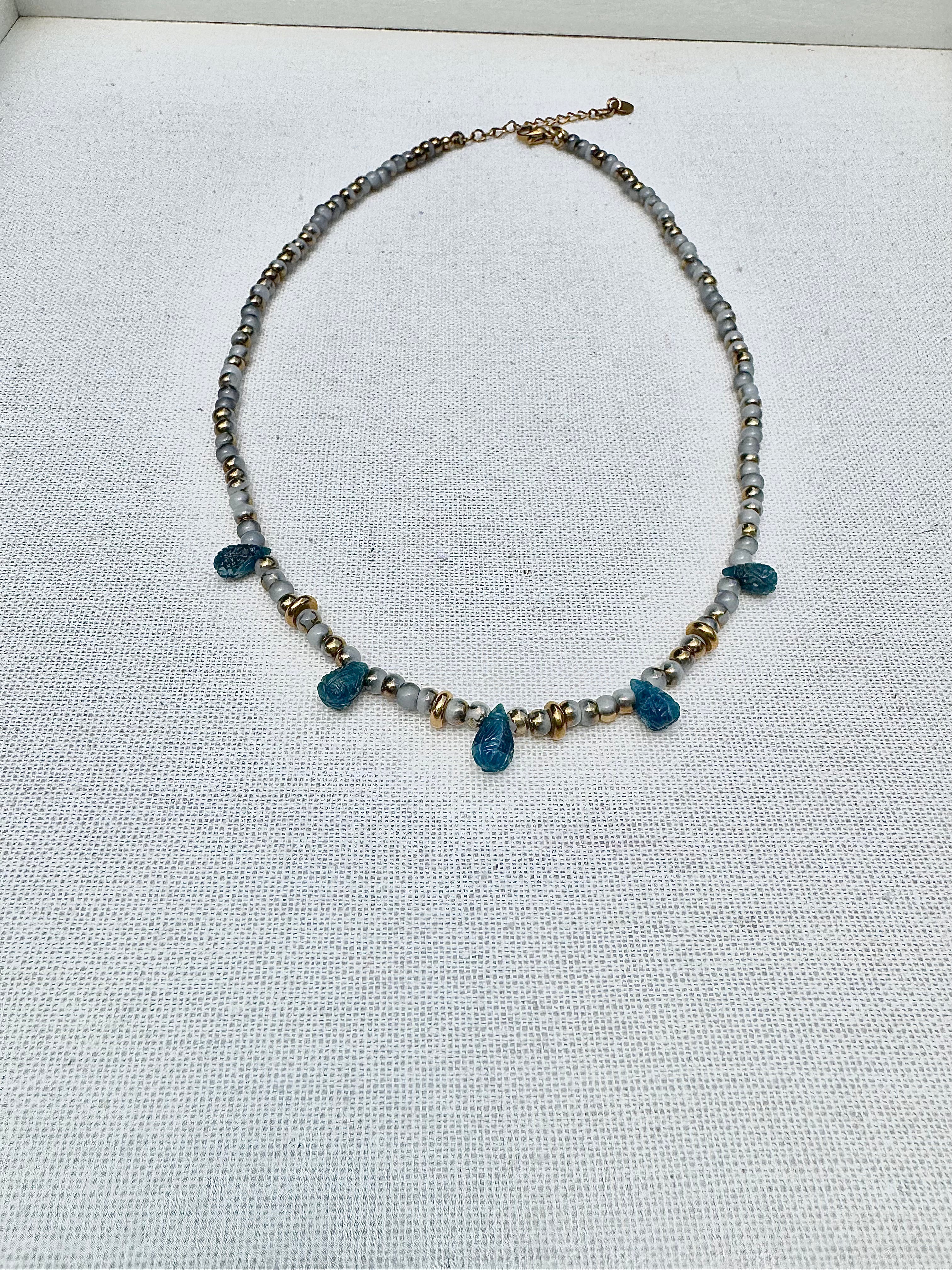 Apatite Droplet Necklace