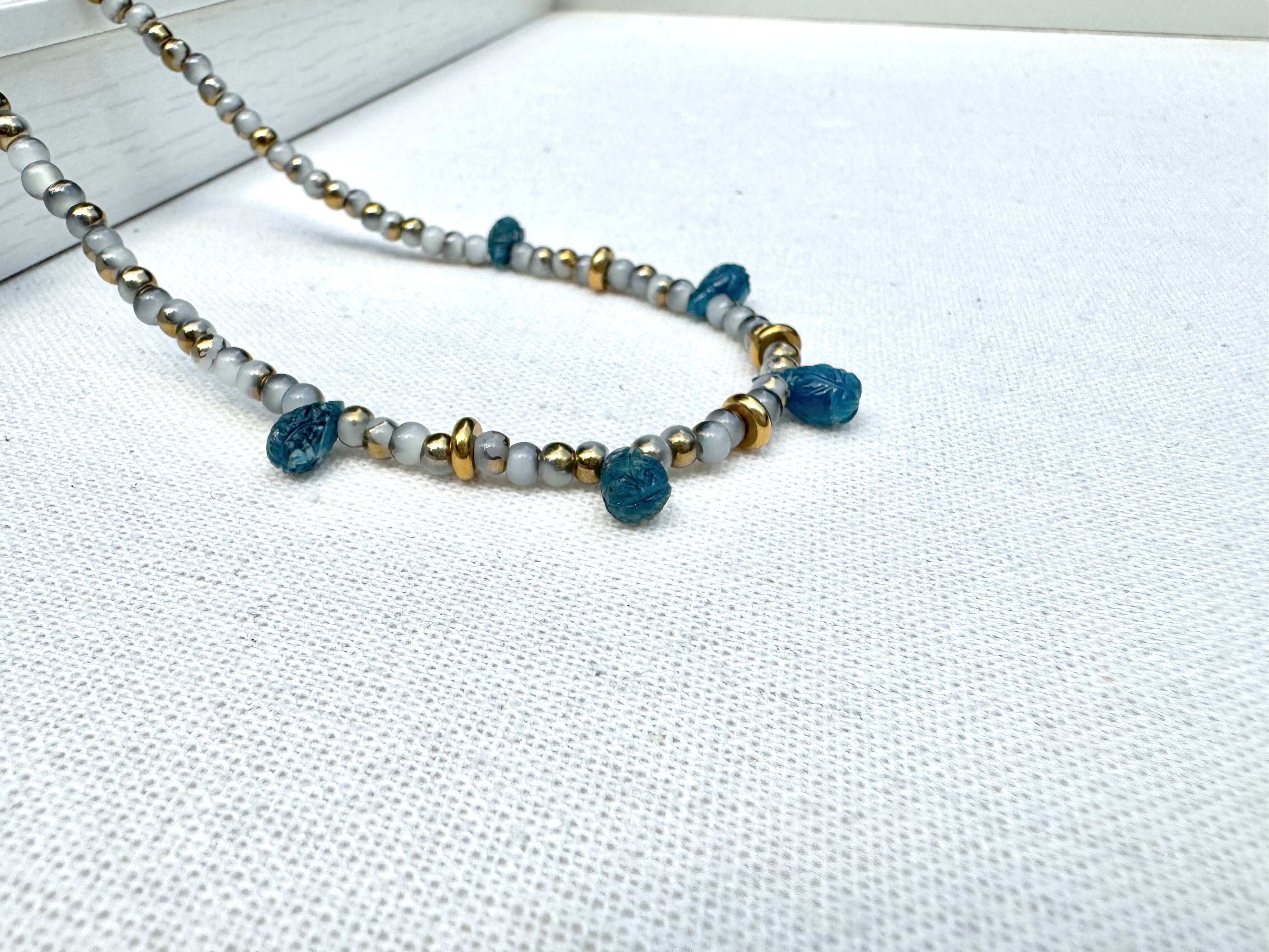 Apatite Droplet Necklace