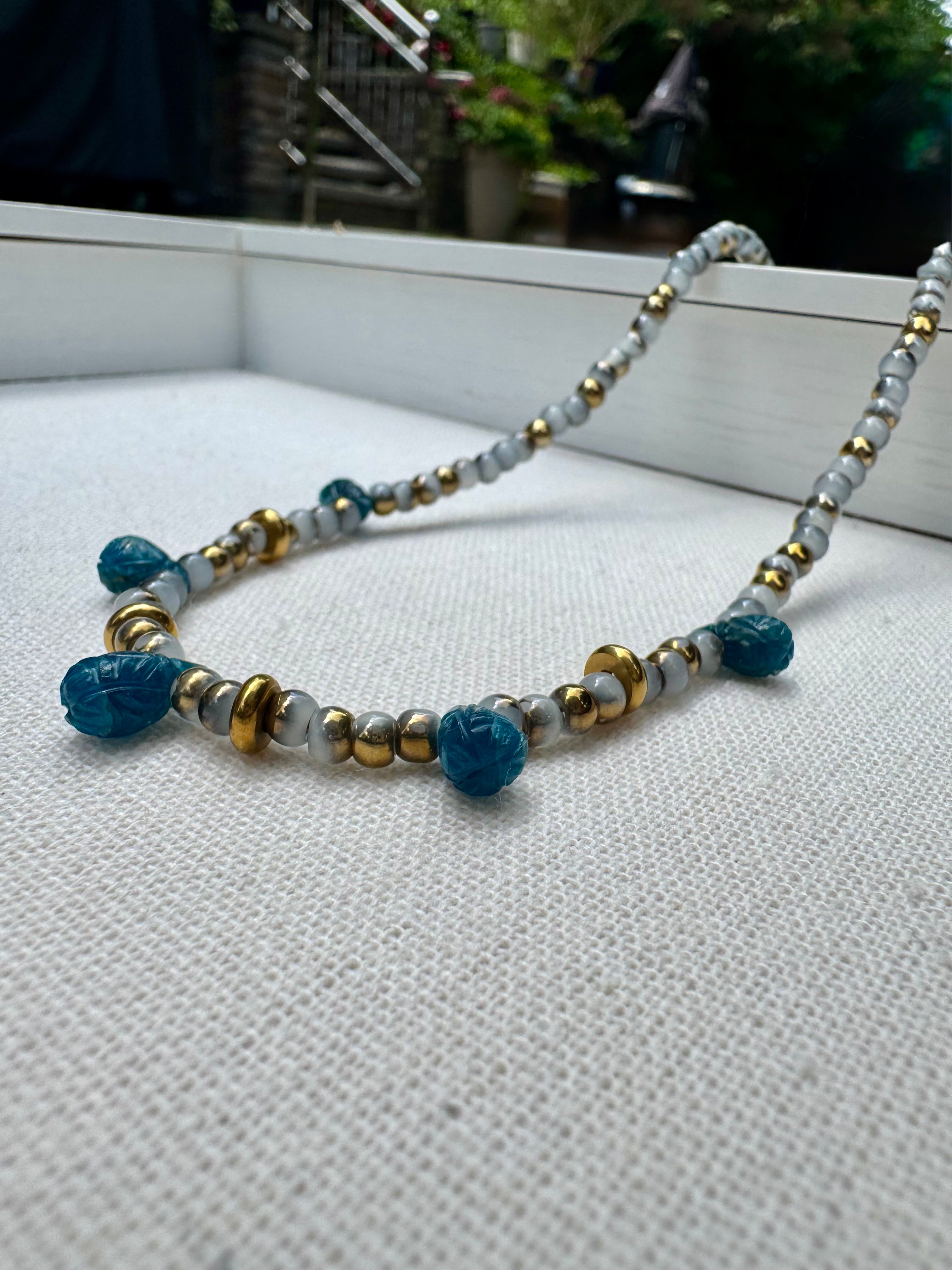 Apatite Droplet Necklace