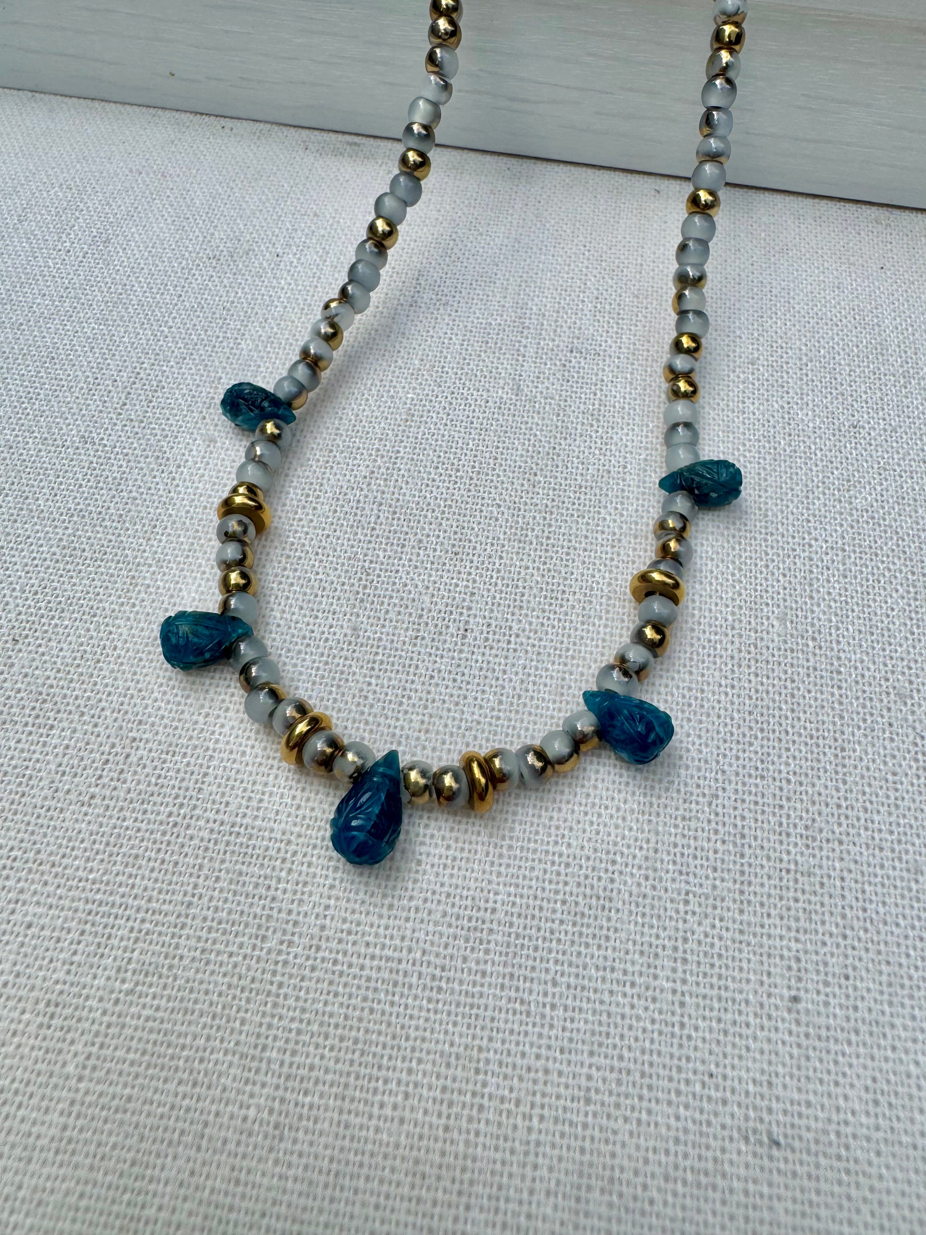 Apatite Droplet Necklace
