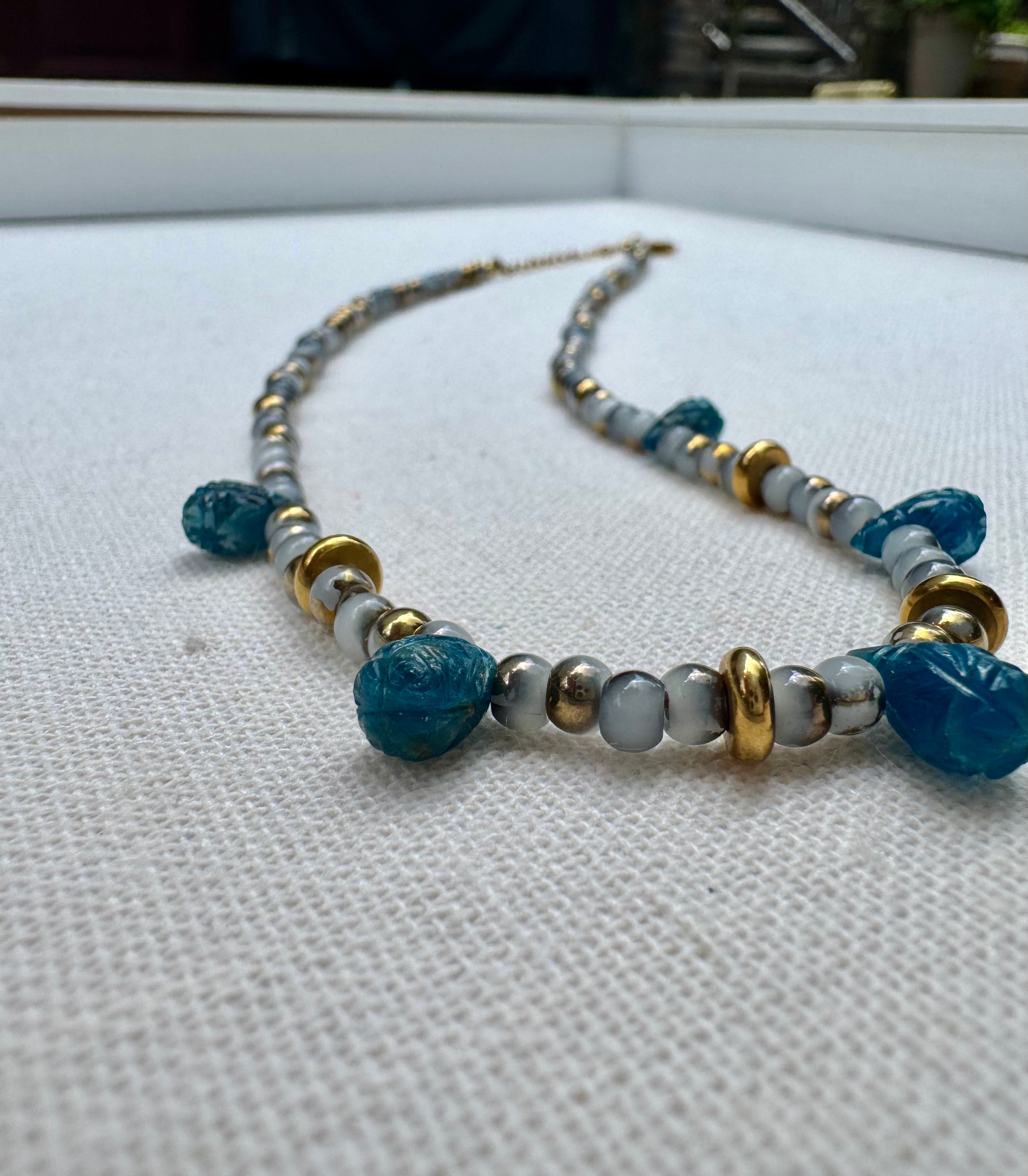 Apatite Droplet Necklace
