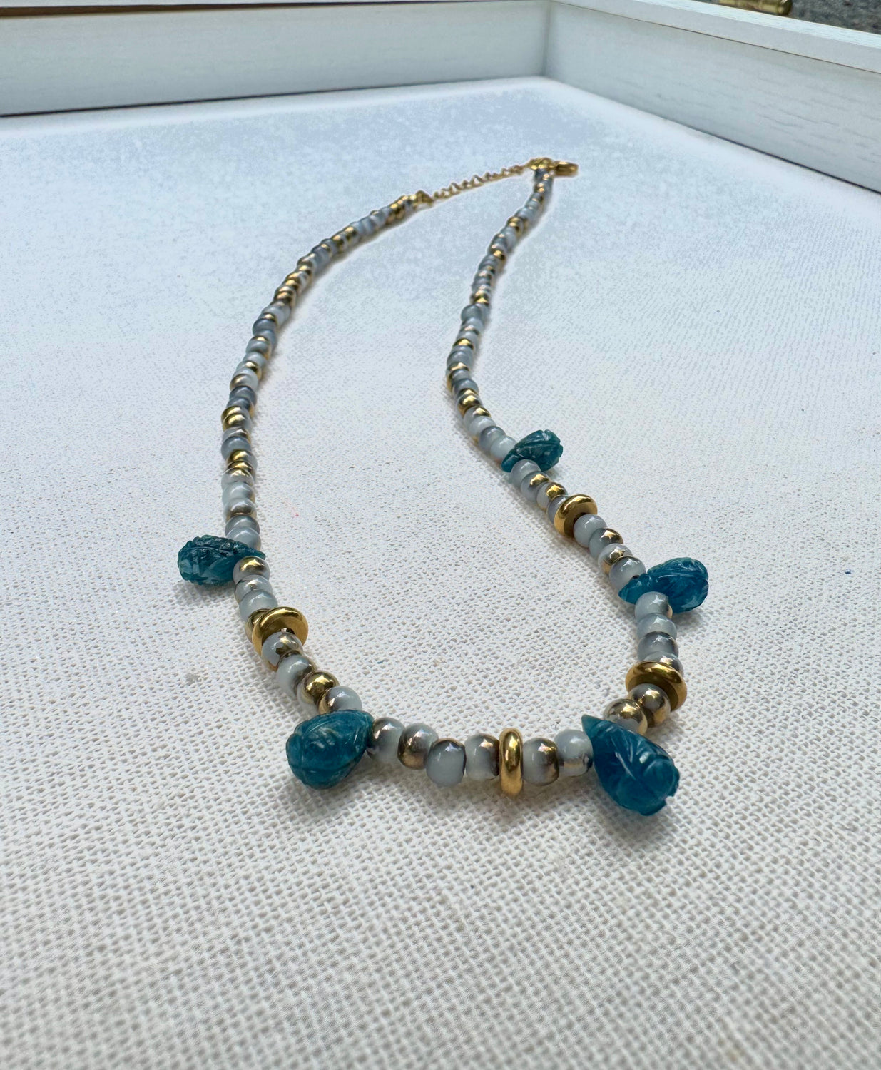 Apatite Droplet Necklace