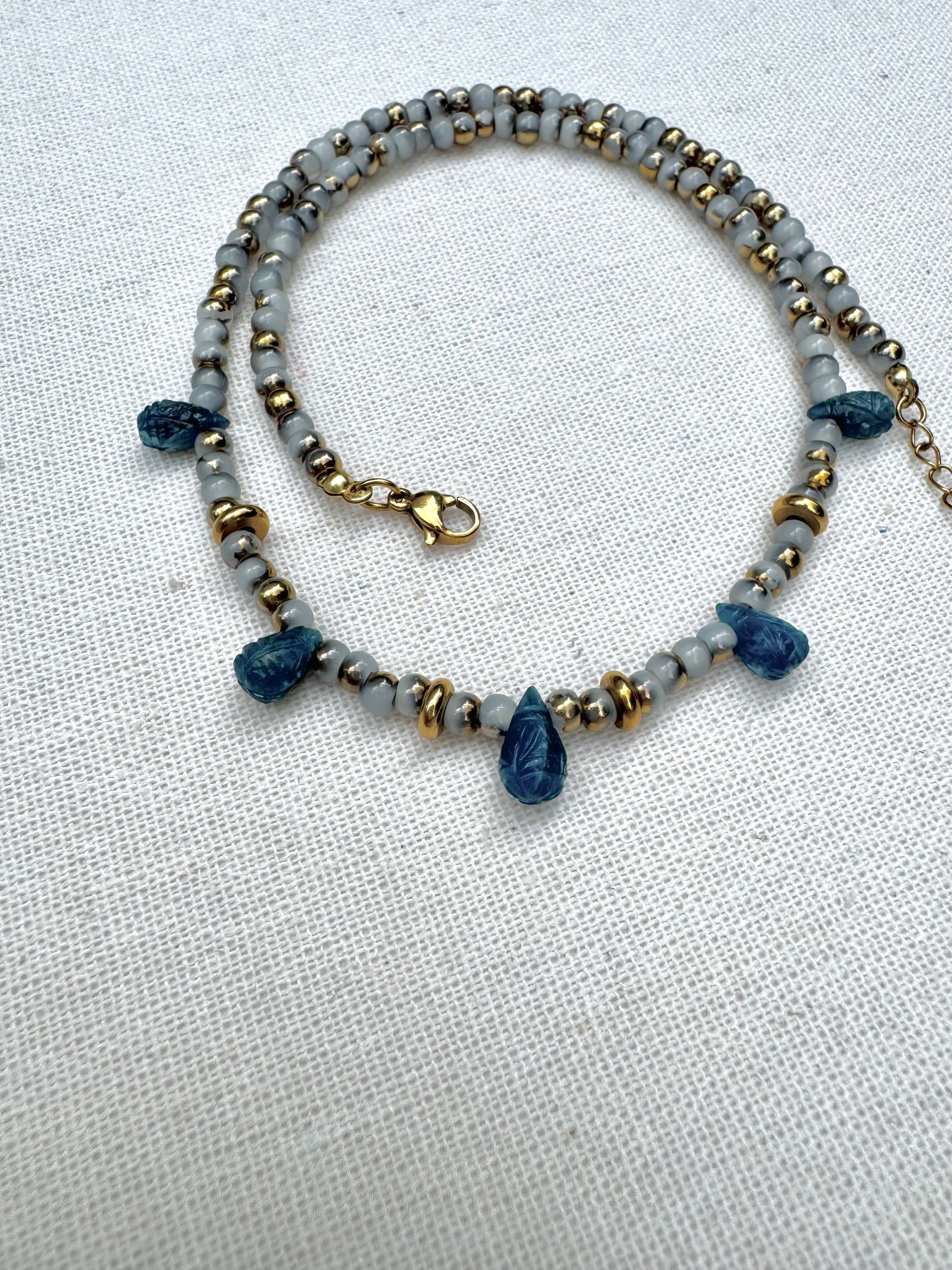 Apatite Droplet Necklace