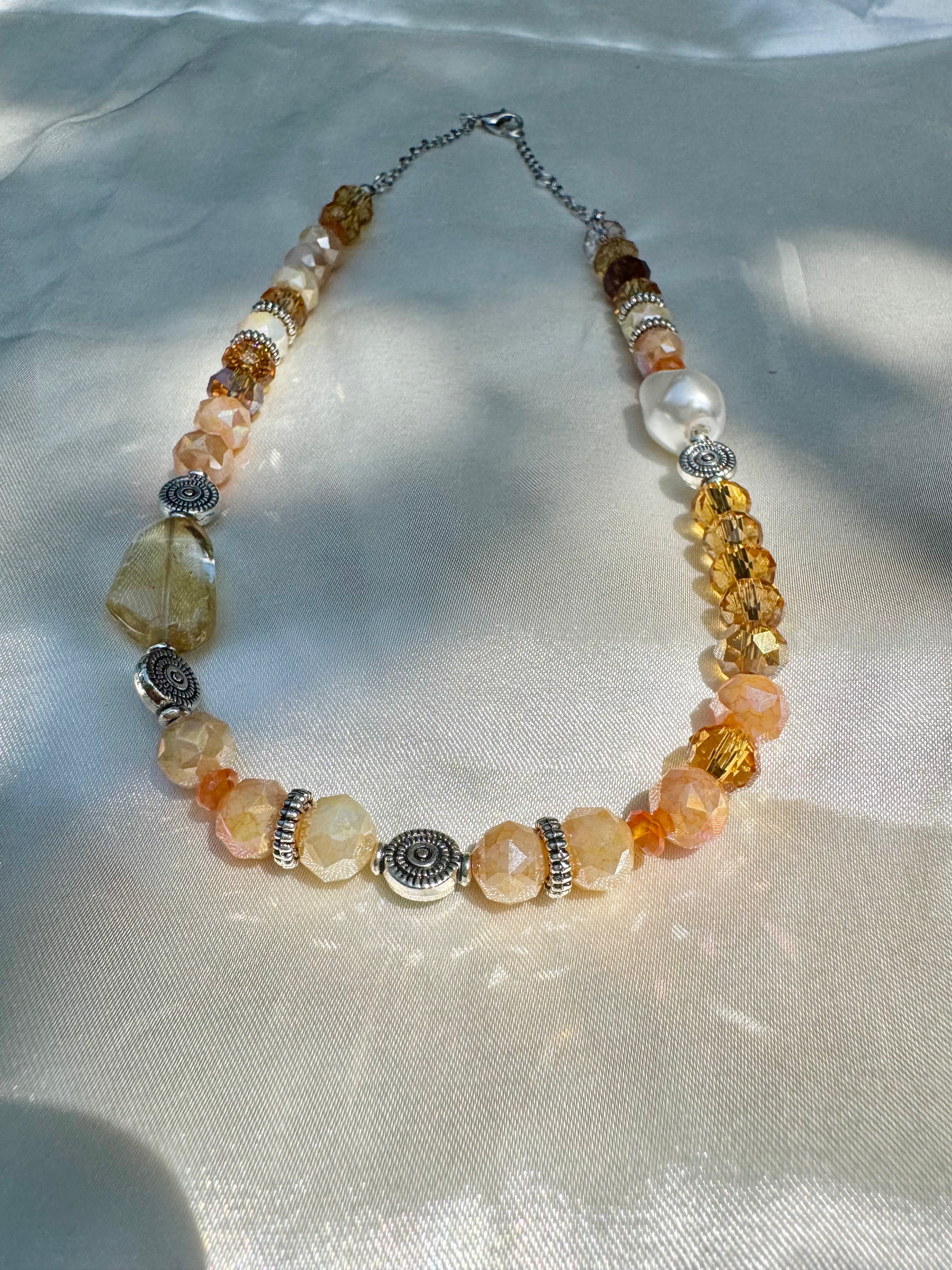 Orange Creamsicle Necklace
