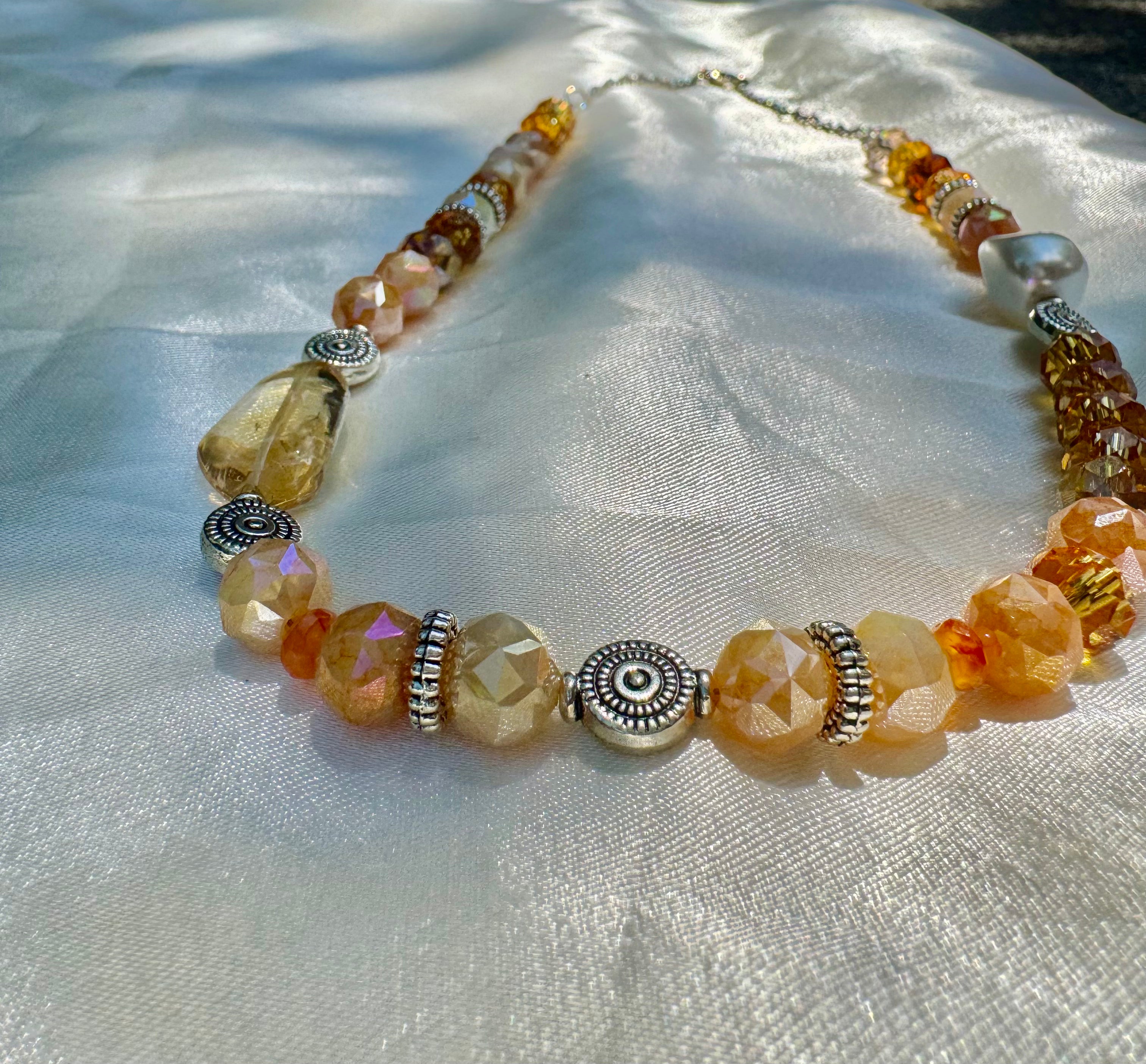 Orange Creamsicle Necklace