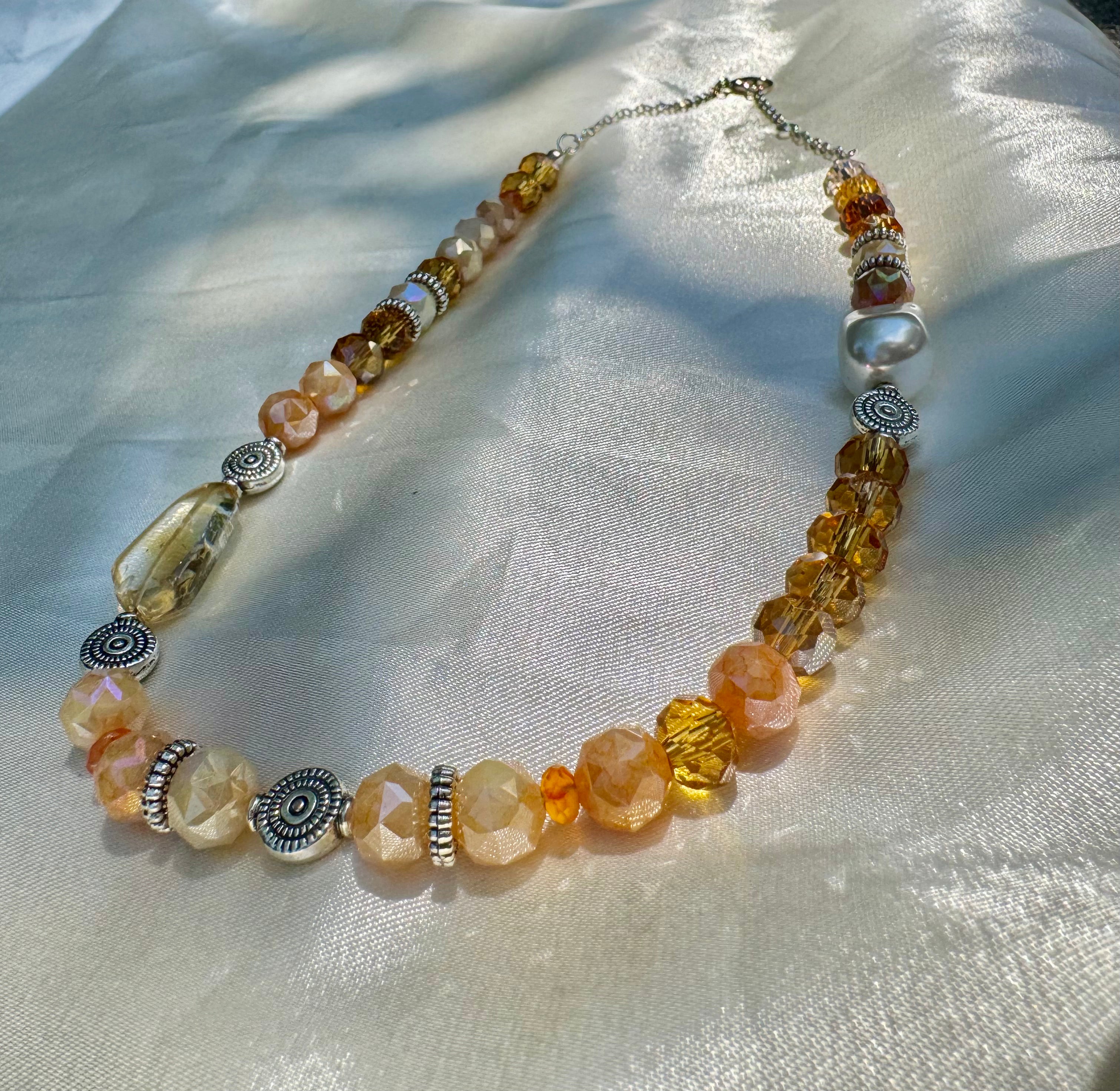 Orange Creamsicle Necklace