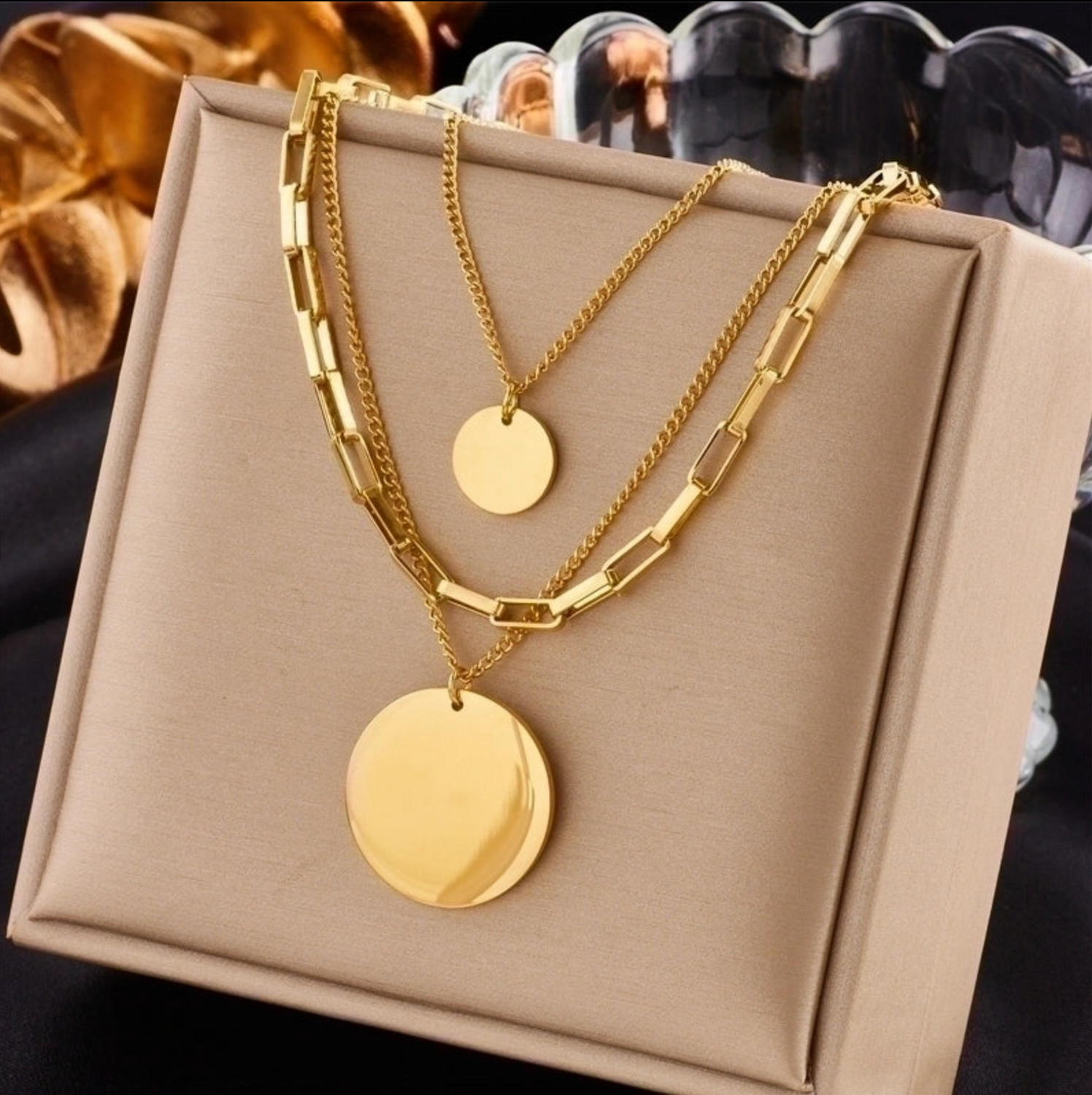 Daisy Layered Necklace